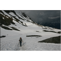 Aufstieg zum Harding Icefield