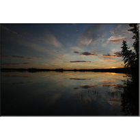 Abendstimmung am Yarger Lake