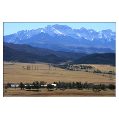 Die San Juan Mountains von Norden